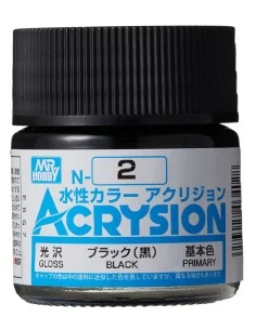 [NO_DESC] Mr Hobby -Gunze Acrysion (10 ml) Black - Mr Hobby - Gunze...