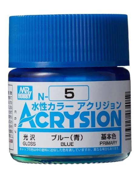 Mr Hobby -Gunze Acrysion (10 ml) Blue - Mr Hobby - Gunze N-005