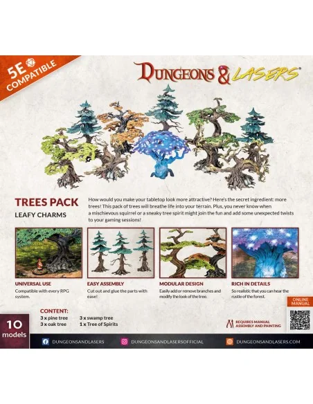 Dungeons & Lasers Expansion Set: TREES PACK - Archon Studio DNL0059