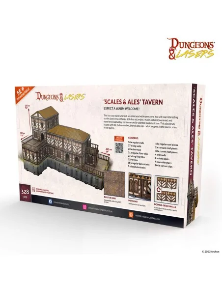 Dungeons & Lasers Starter Set: SCALES & ALES TAVERN - Archon Studio...