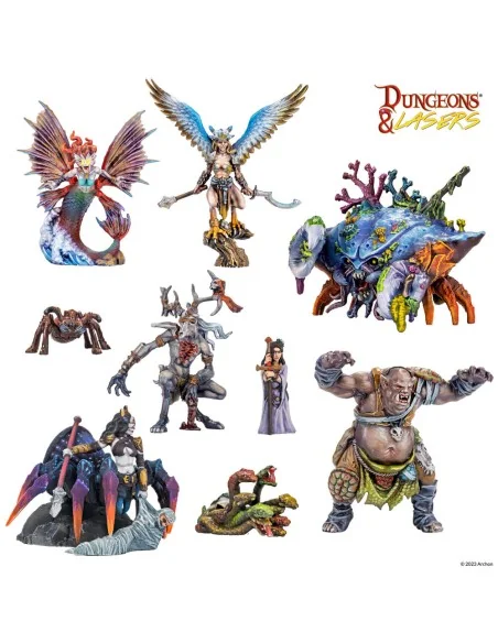 Dungeons & Lasers Miniatures: FANTASY MINIATURES SET - Archon Studi...