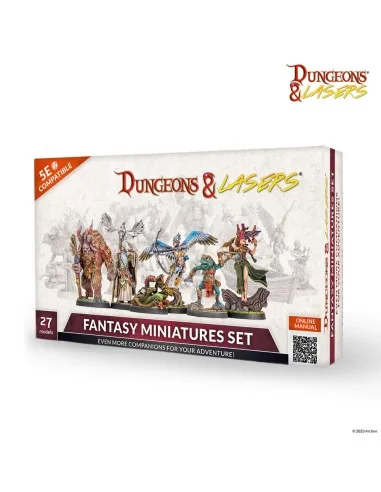 Dungeons & Lasers Miniatures: FANTASY MINIATURES SET - Archon Studi...