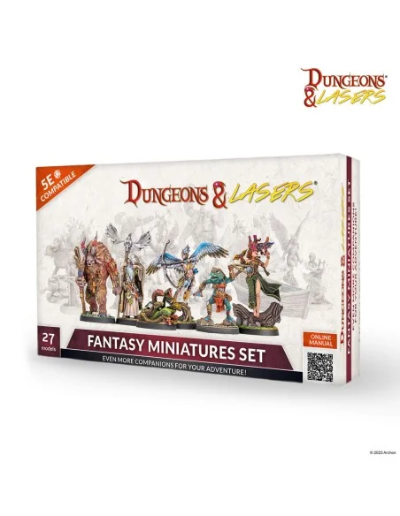 Dungeons & Lasers Miniatures: FANTASY MINIATURES SET - Archon Studi...