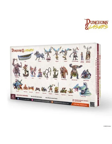 Dungeons & Lasers Miniatures: FANTASY MINIATURES SET - Archon Studi...