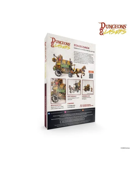 Dungeons & Lasers Miniatures: STAGECOACH - Archon Studio DNL0060