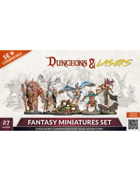 Dungeons & Lasers Miniatures: FANTASY MINIATURES SET - Archon Studi...