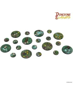 Dungeons & Lasers Miniatures: DETAILED BASES PACK - Archon Studio D...