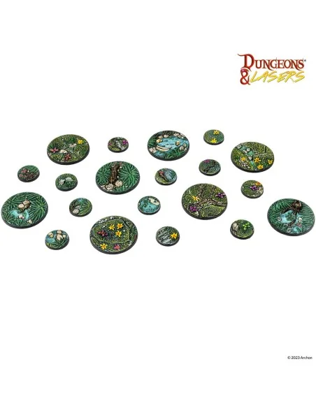 Dungeons & Lasers Miniatures: DETAILED BASES PACK - Archon Studio D...