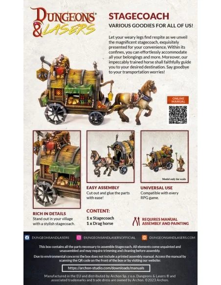 Dungeons & Lasers Miniatures: STAGECOACH - Archon Studio DNL0060
