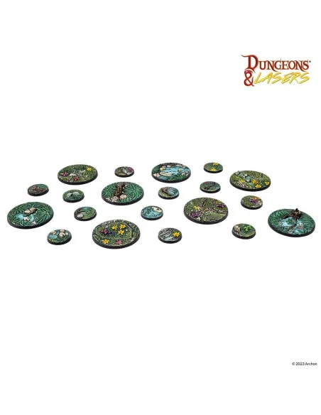 Dungeons & Lasers Miniatures: DETAILED BASES PACK - Archon Studio D...