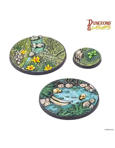 Dungeons & Lasers Miniatures: DETAILED BASES PACK - Archon Studio D...