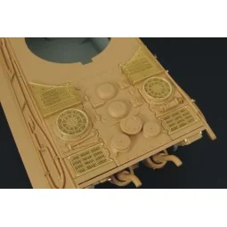 King Tiger GRILLS, 1/48 - Hauler HLX48139