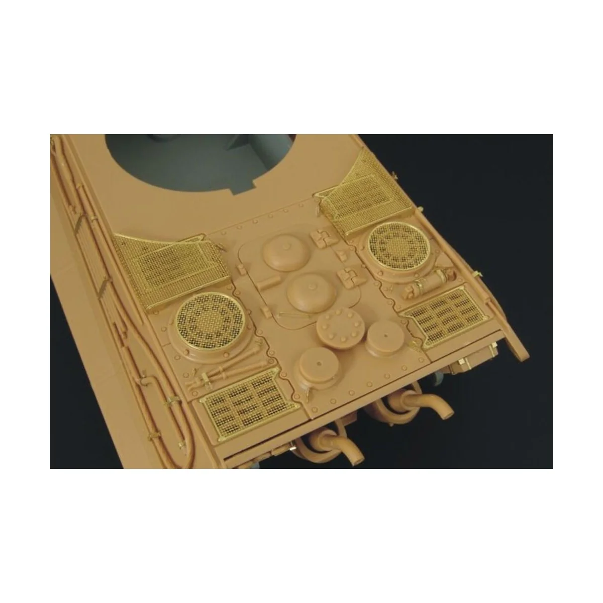 King Tiger GRILLS, 1/48 - Hauler HLX48139