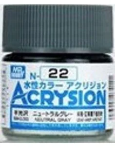 [NO_DESC] Mr Hobby -Gunze Acrysion (10 ml) Neutral Gray - Mr Hobby ...