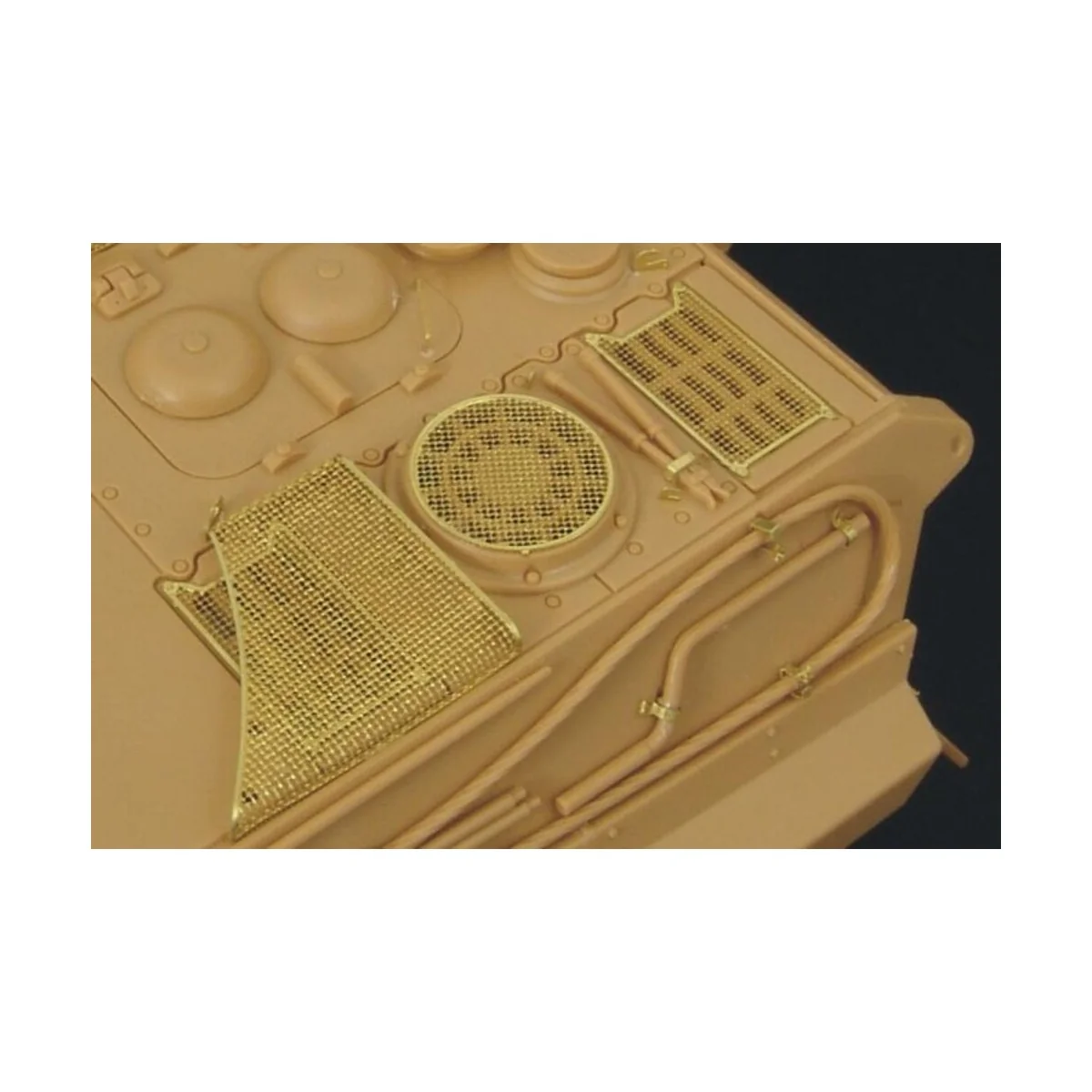 King Tiger GRILLS, 1/48 - Hauler HLX48139