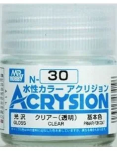 Mr Hobby -Gunze Acrysion (10 ml) Clear - Mr Hobby - Gunze N-030