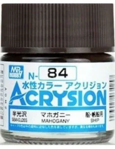 Mr Hobby -Gunze Acrysion (10 ml) Mahogany - Mr Hobby - Gunze N-084