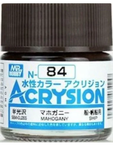 Mr Hobby -Gunze Acrysion (10 ml) Mahogany - Mr Hobby - Gunze N-084