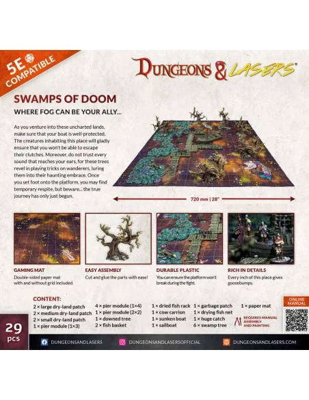 Dungeons & Lasers Starter Set: SWAMPS OF DOOM - Archon Studio DNL0064