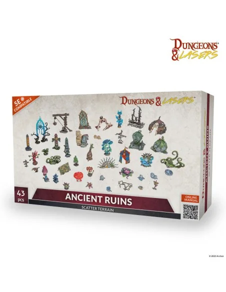 Dungeons & Lasers Expansion Set: ANCIENT RUINS SCATTER TERRAIN - Ar...