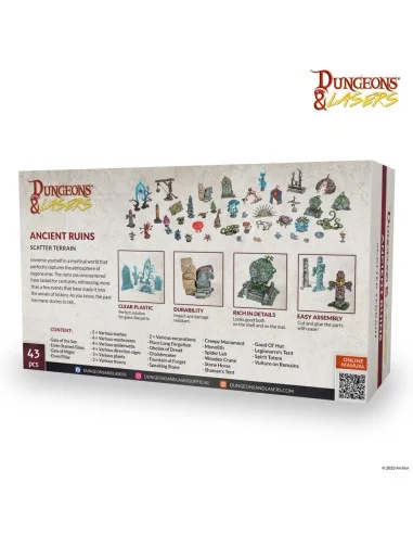 Dungeons & Lasers Expansion Set: ANCIENT RUINS SCATTER TERRAIN - Ar...