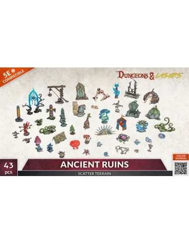 Dungeons & Lasers Expansion Set: ANCIENT RUINS SCATTER TERRAIN - Ar...