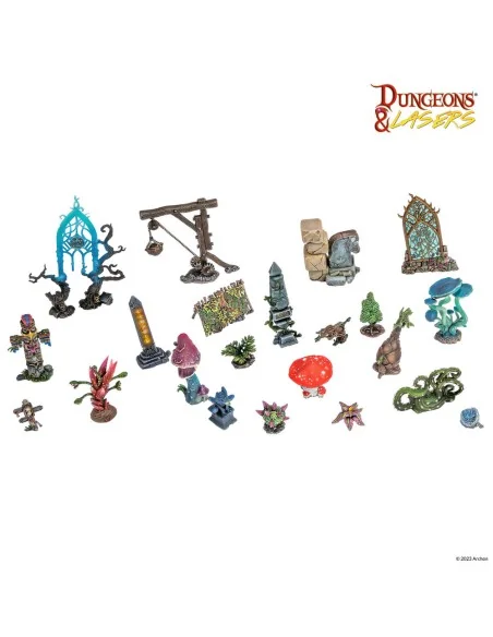 Dungeons & Lasers Expansion Set: ANCIENT RUINS SCATTER TERRAIN - Ar...