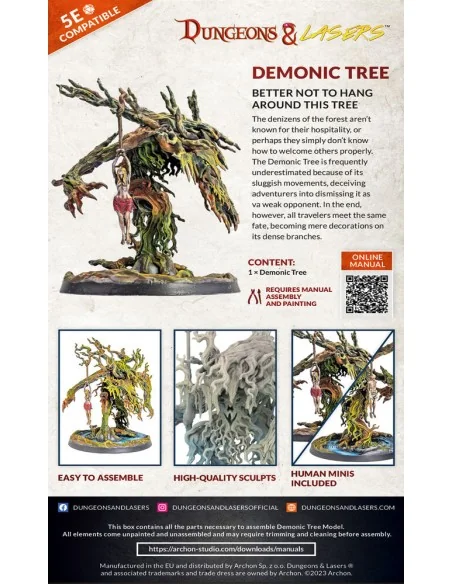 Dungeons & Lasers Miniatures: DEMONIC TREE - Archon Studio DNL0069