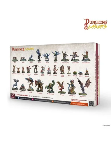 Dungeons & Lasers Miniatures: WOODLAND DWELLERS - Archon Studio DNL...