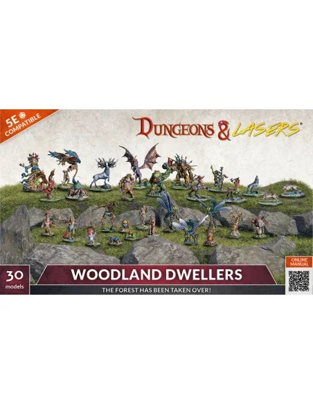 Dungeons & Lasers Miniatures: WOODLAND DWELLERS - Archon Studio DNL...