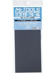 Mr Hobby -Gunze Mr. Waterproof Sand Paper 800 x 4 Sheets - Mr Hobby...
