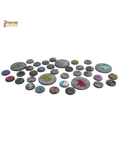 Dungeons & Lasers Miniatures: SCENIC URBAN BASES SET - Archon Studi...