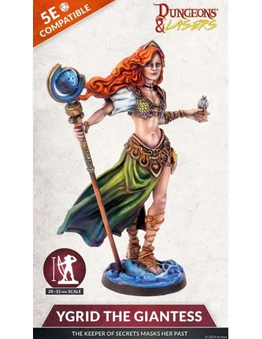 Dungeons & Lasers Miniatures: YGRID THE GIANTESS - Archon Studio DN...
