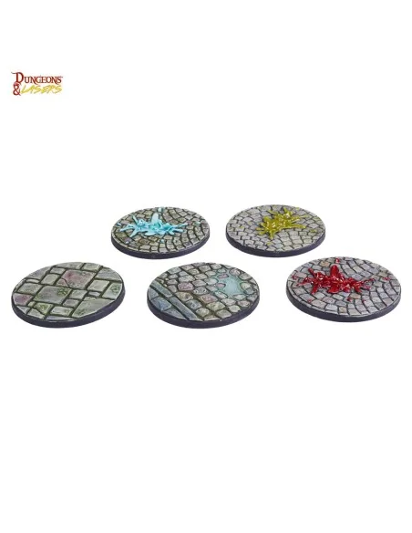 Dungeons & Lasers Miniatures: SCENIC URBAN BASES SET - Archon Studi...
