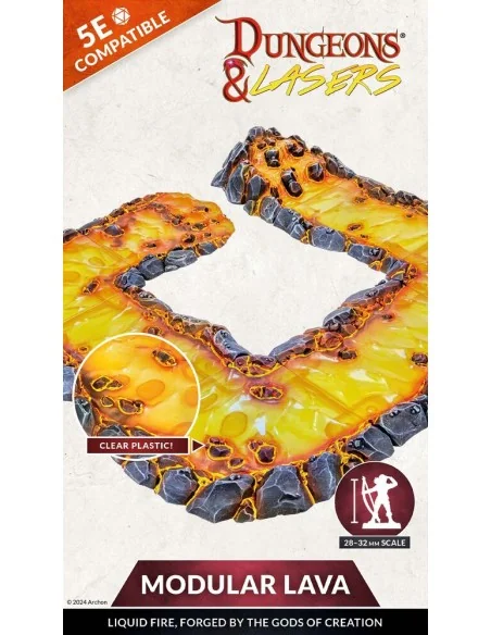 Dungeons & Lasers Expansion Set: MODULAR LAVA - Archon Studio DNL0073