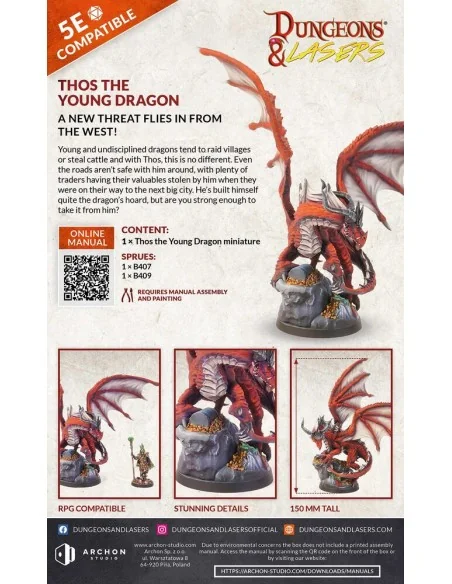 Dungeons & Lasers Dragons: THOS THE YOUNG DRAGON - Archon Studio DN...