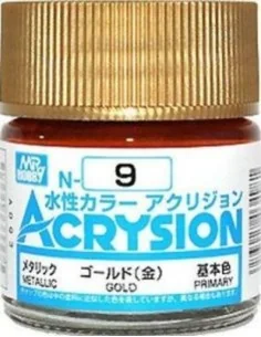 Mr Hobby -Gunze Acrysion (10 ml) Gold - Mr Hobby - Gunze N-009