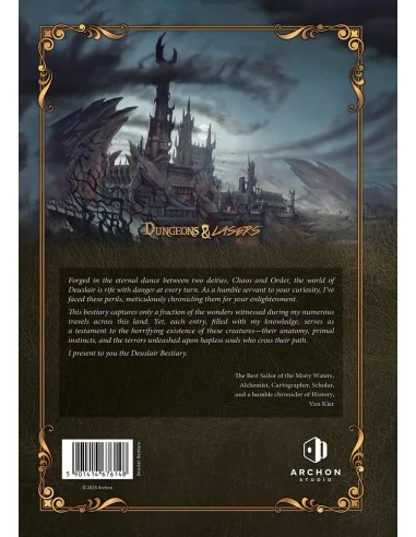 Dungeons & Lasers THE WORLD OF DEUSLAIR: BESTIARY BOOK (hardcover) ...