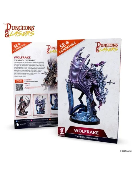 Dungeons & Lasers Miniatures: DEUSLAIR: WOLFRAKE - Archon Studio DN...