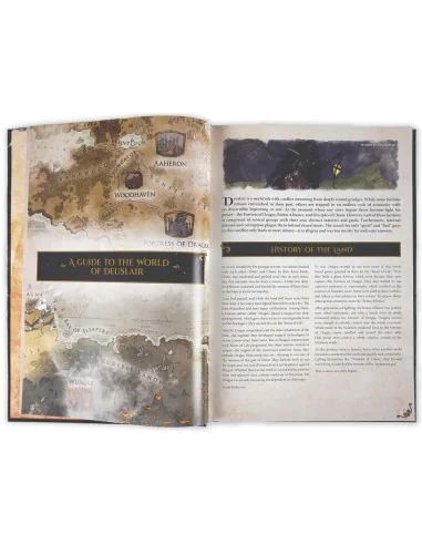 Dungeons & Lasers THE WORLD OF DEUSLAIR: RPG CAMPAIGN (hardcover) -...