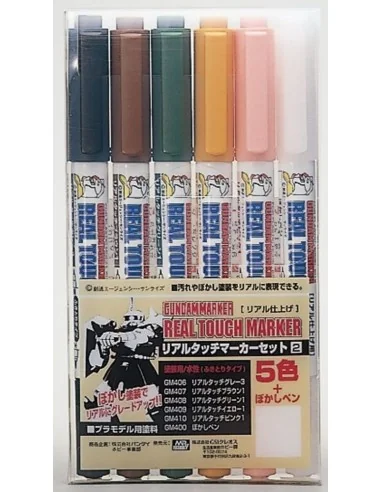 Mr Hobby -Gunze Real Touch Market Set 2 - Mr Hobby - Gunze GMS-113