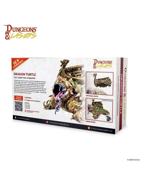 Dungeons & Lasers Miniatures: DRAGON TURTLE - Archon Studio DNL0086