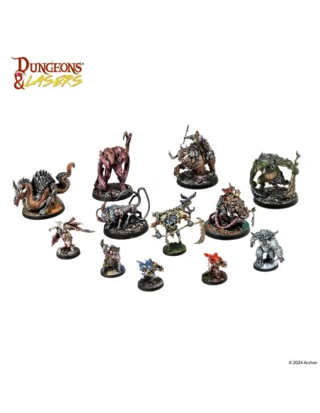 Dungeons & Lasers Miniatures: HORRORS OF DEUSLAIR - Archon Studio D...