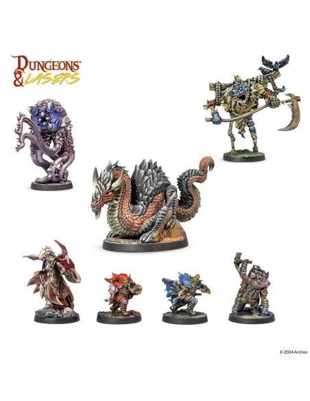 Dungeons & Lasers Miniatures: HORRORS OF DEUSLAIR - Archon Studio D...