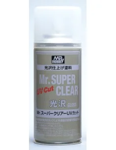 [NO_DESC] Mr Hobby -Gunze Mr. Super Clear UV Cut Gloss Spray (170 m...