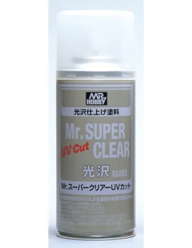 Mr Hobby -Gunze Mr. Super Clear UV Cut Gloss Spray (170 ml) - Mr Ho...