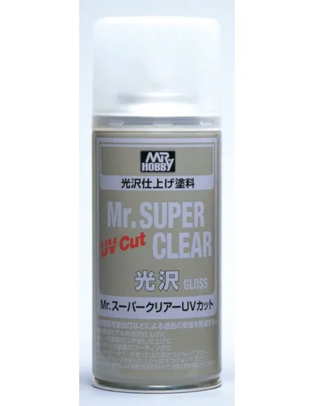Mr Hobby -Gunze Mr. Super Clear UV Cut Gloss Spray (170 ml) - Mr Ho...