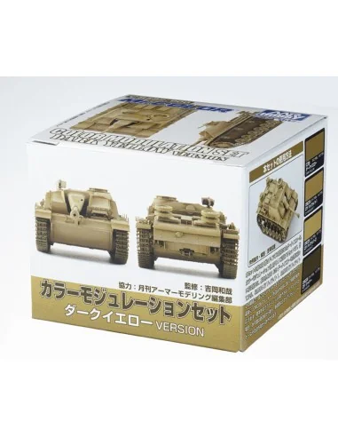 Mr Hobby -Gunze Color Modulation Set Dark Yellow Ver.(18 ml x 4) - ...