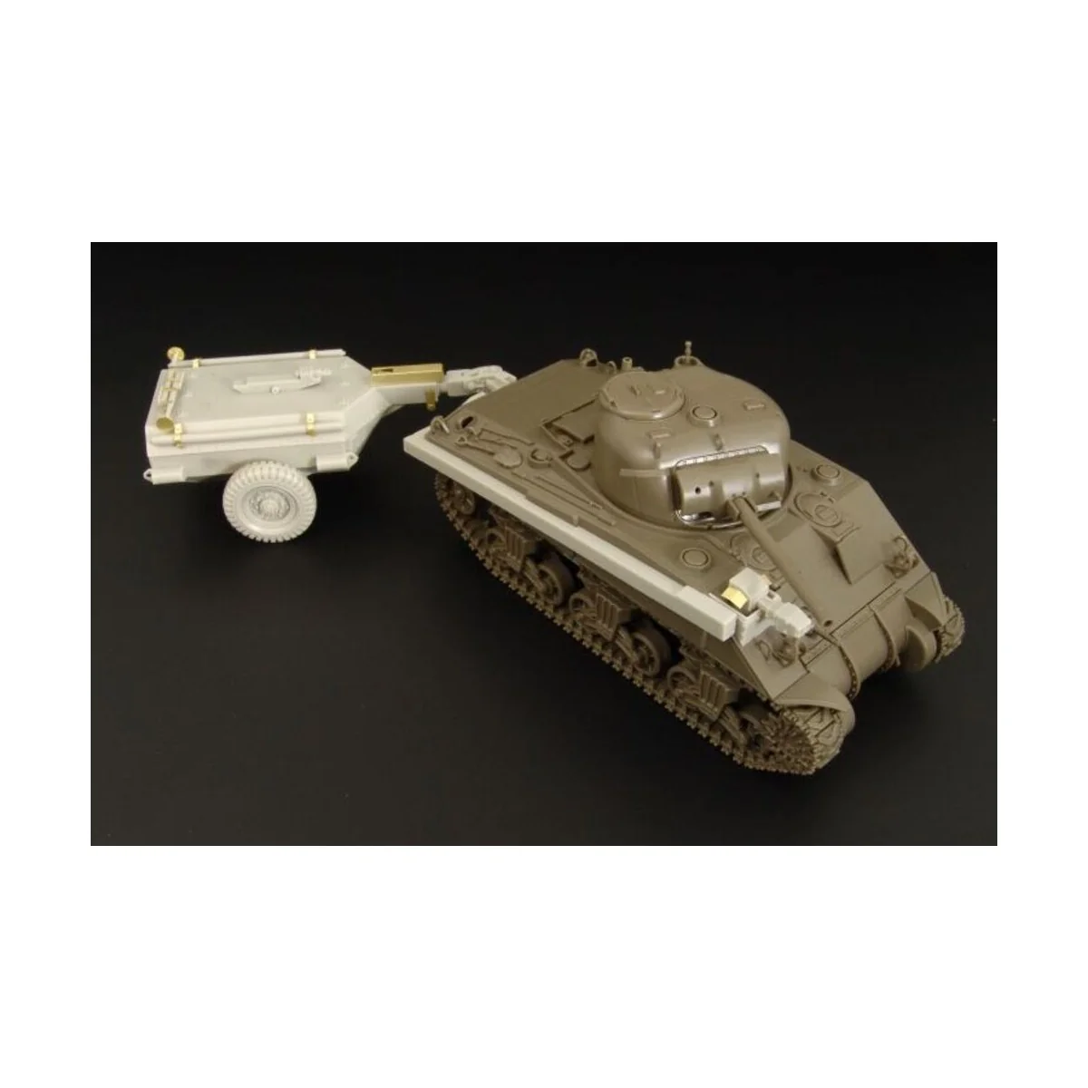 Crocodile M4 Sherman, 1/48 - Hauler HLX48166
