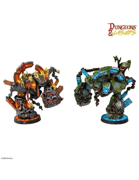 Dungeons & Lasers Miniatures: RUNIC GOLEMS - Archon Studio DNL0100